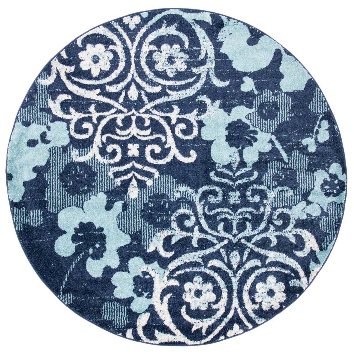 Safavieh Adirondack 114 Rug, Blue, ADR114 - Navy / Aqua