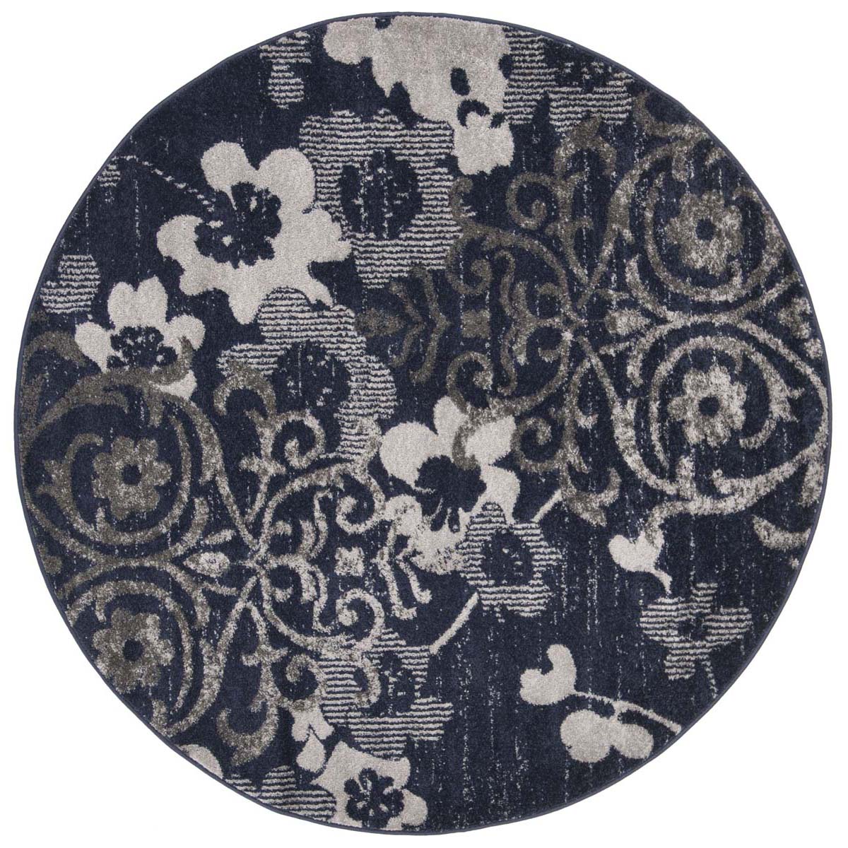 Safavieh Adirondack 114 Rug, Blue, ADR114 - Navy / Silver