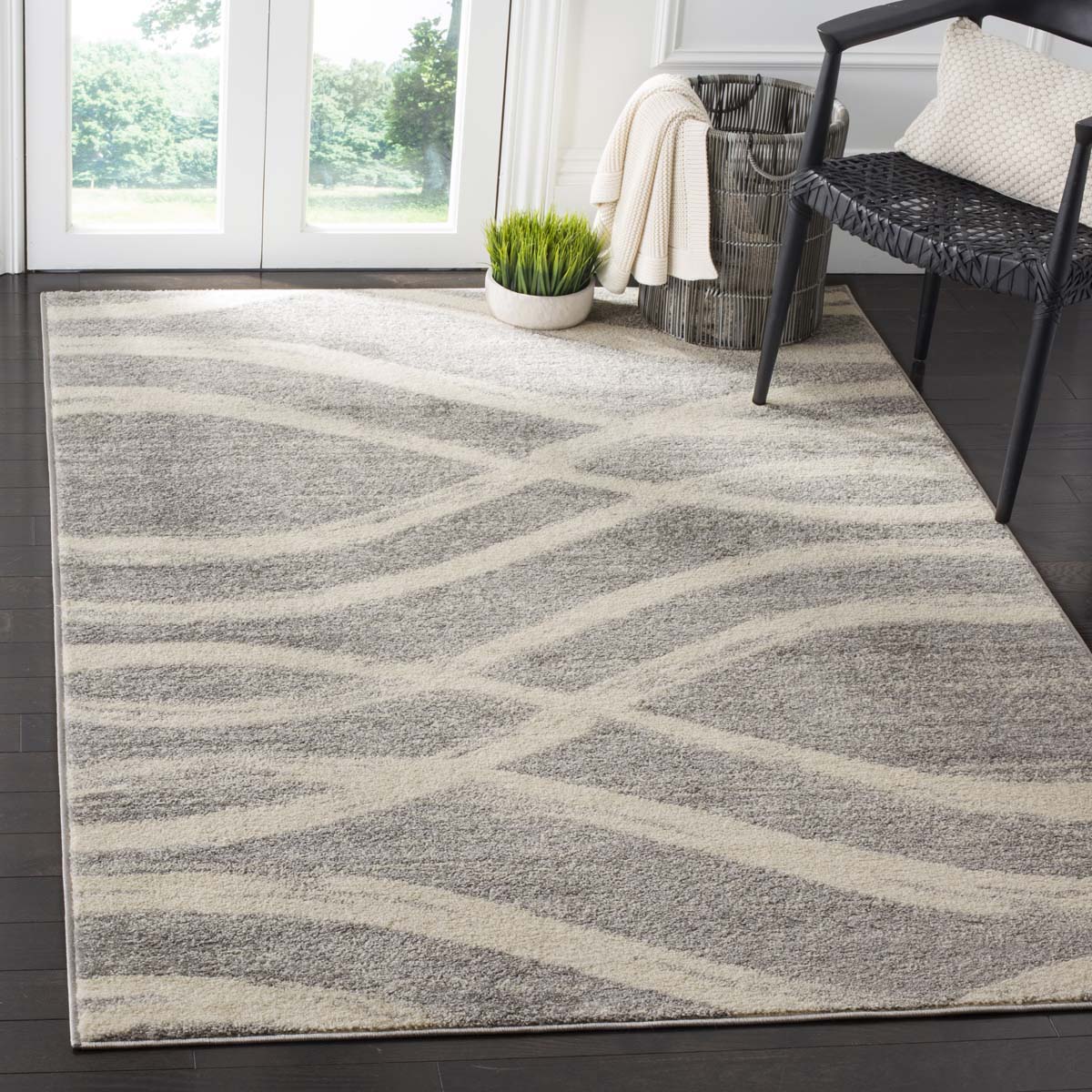 Safavieh Adirondack 125 Rug, Grey, ADR125 - Grey / Cream