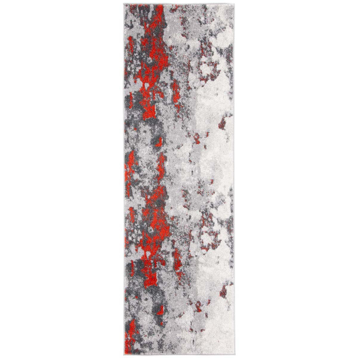 Safavieh Adirondack 134 Rug, Grey, ADR134 - Orange / Grey