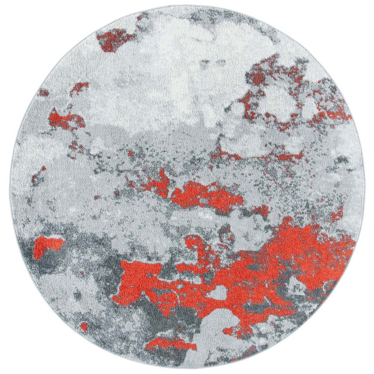 Safavieh Adirondack 134 Rug, Grey, ADR134 - Orange / Grey