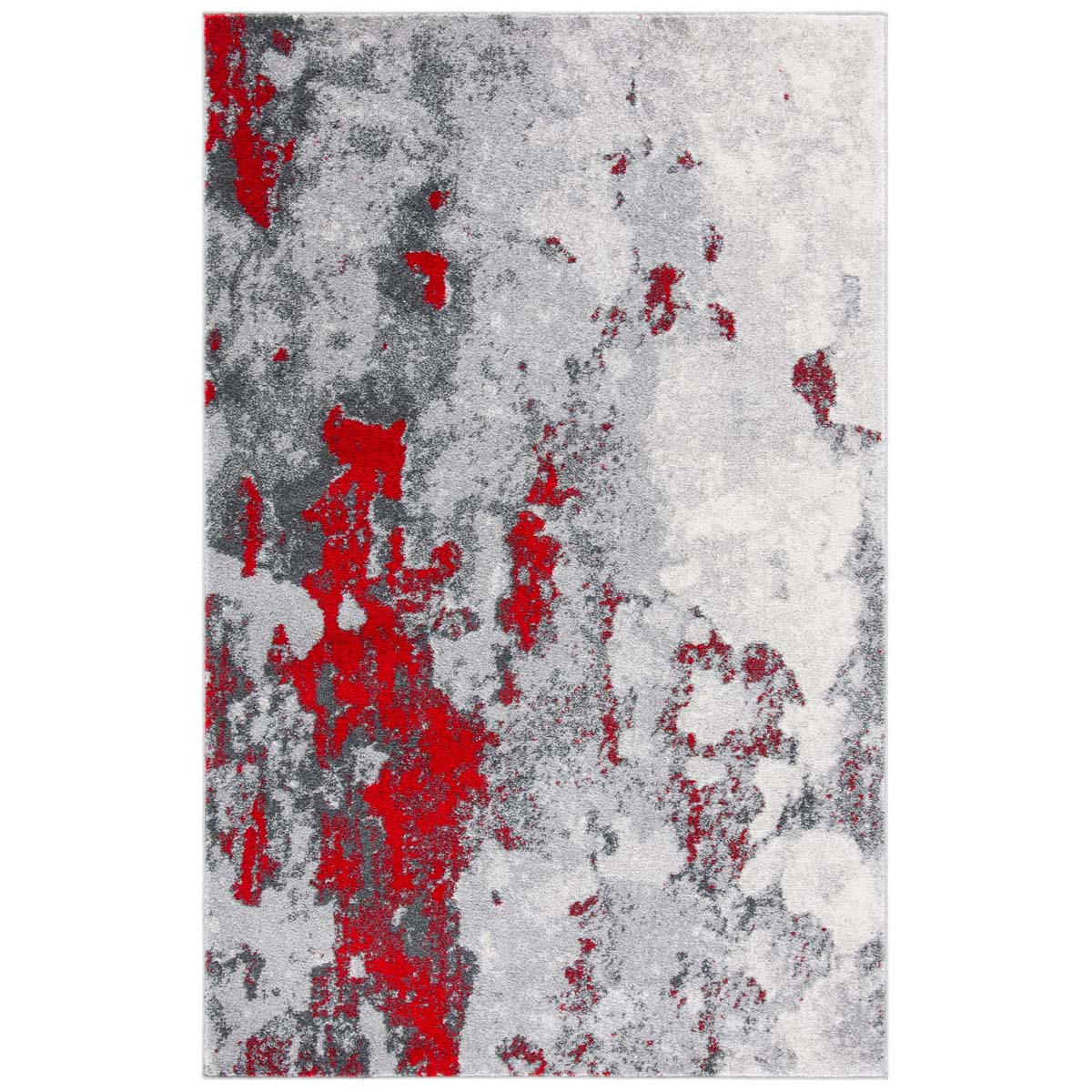 Safavieh Adirondack 134 Rug, Grey, ADR134 - Red / Grey