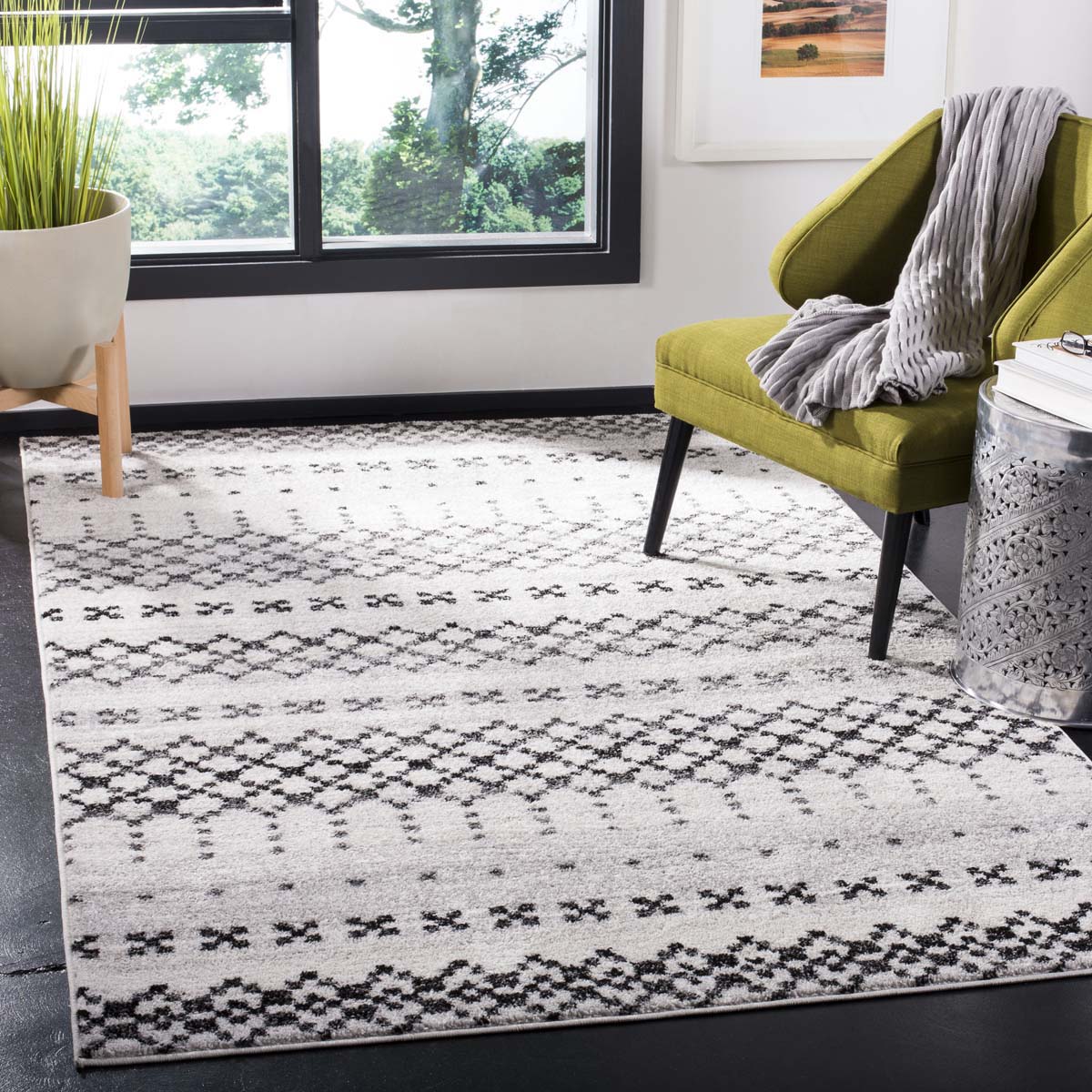 Safavieh Adirondack 220 Rug, ADR220 - GREY / IVORY