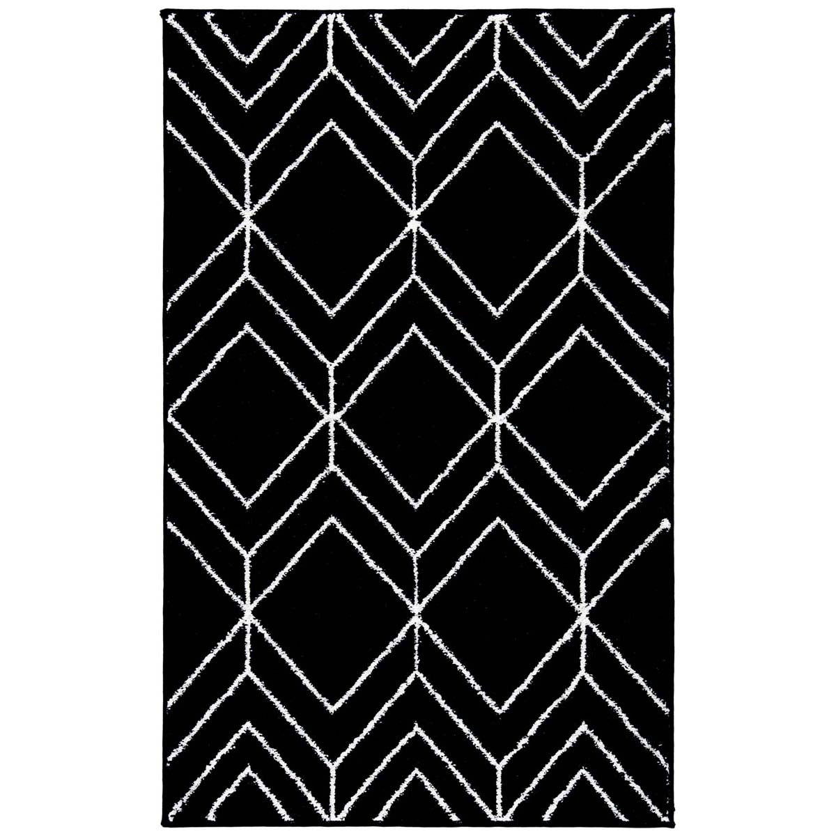 Safavieh Adirondack 241 Ivory Rug, ADR241 - Black / Ivory