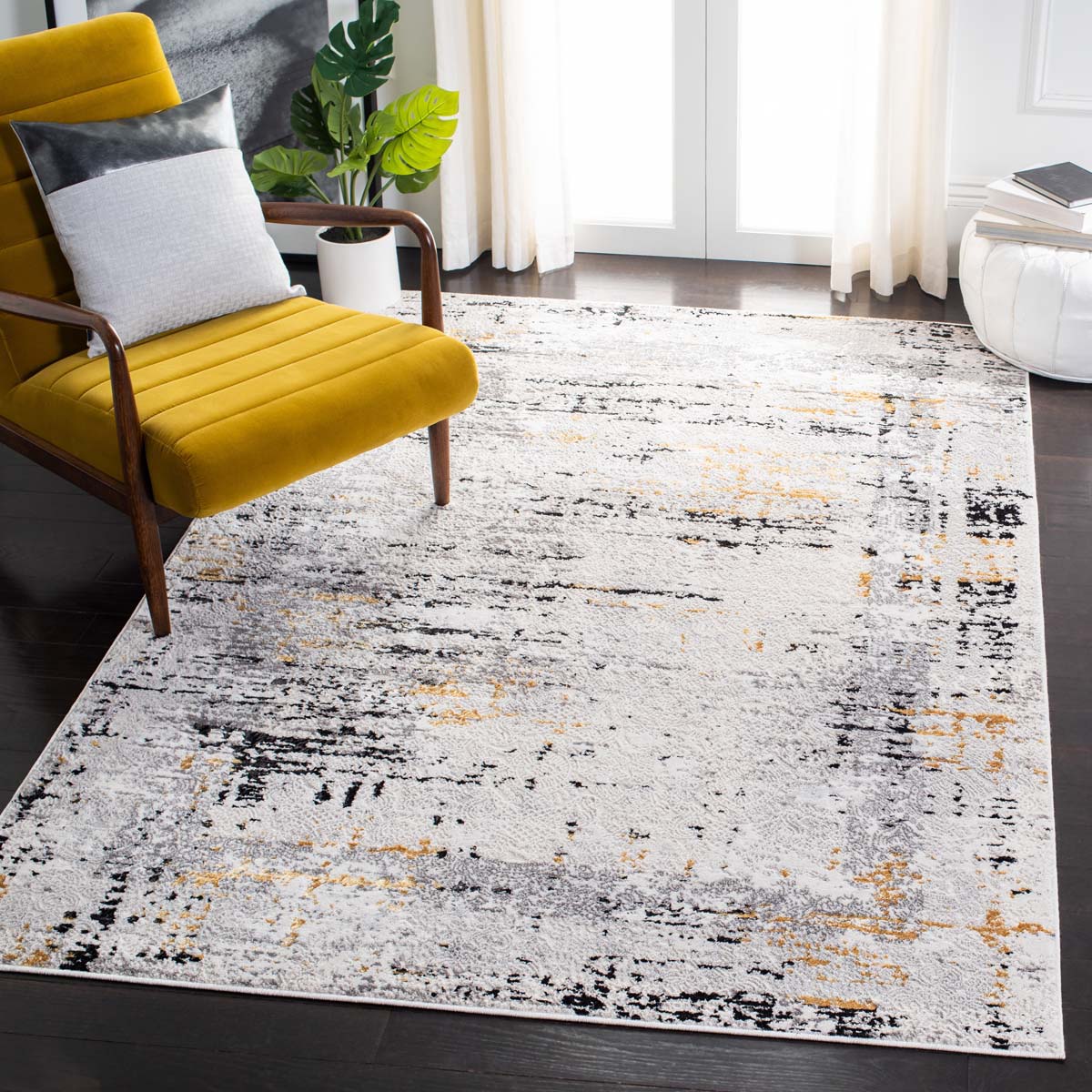 Safavieh AMELIA 271 Rug, ALA271 - GREY / GOLD