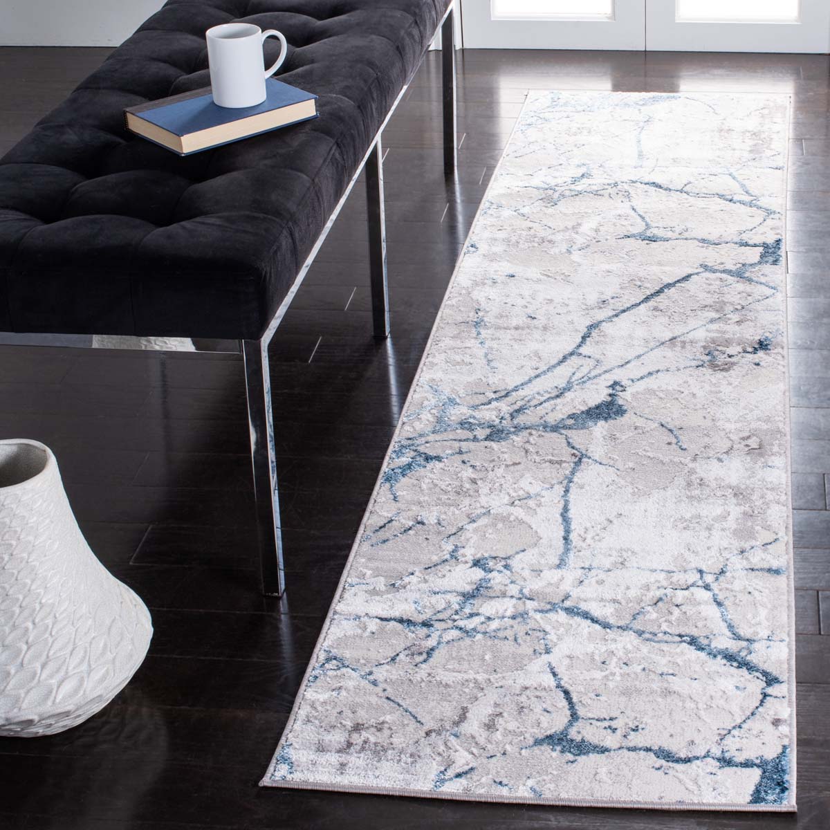 Safavieh Amelia 293 Rug, Blue, ALA293 - Grey / Blue