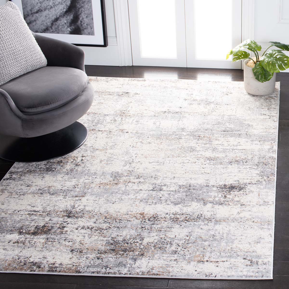 Safavieh AMELIA 463 Rug, ALA463 - GREY / GOLD