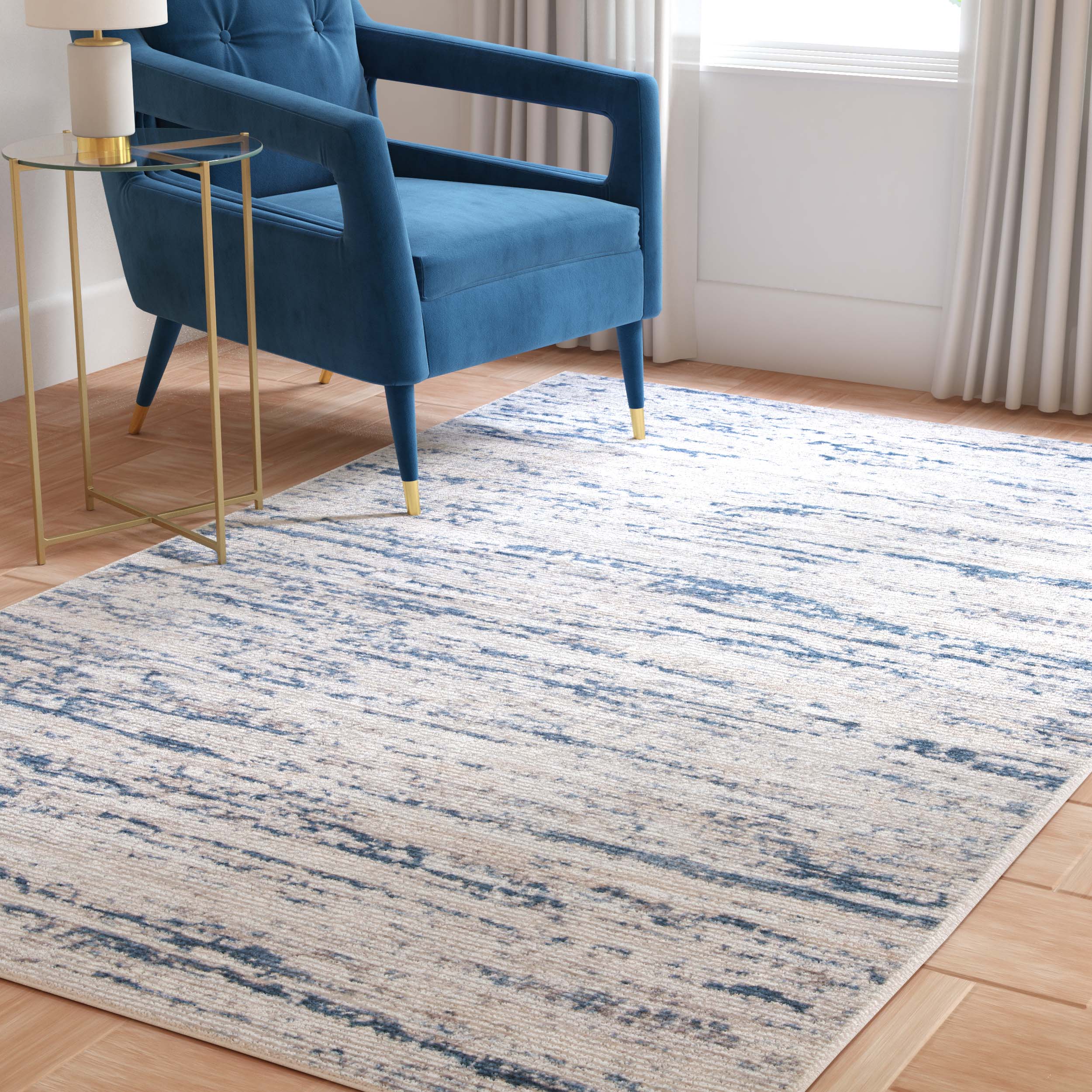 Safavieh AMELIA 768 Rug, ALA768 - IVORY / BLUE