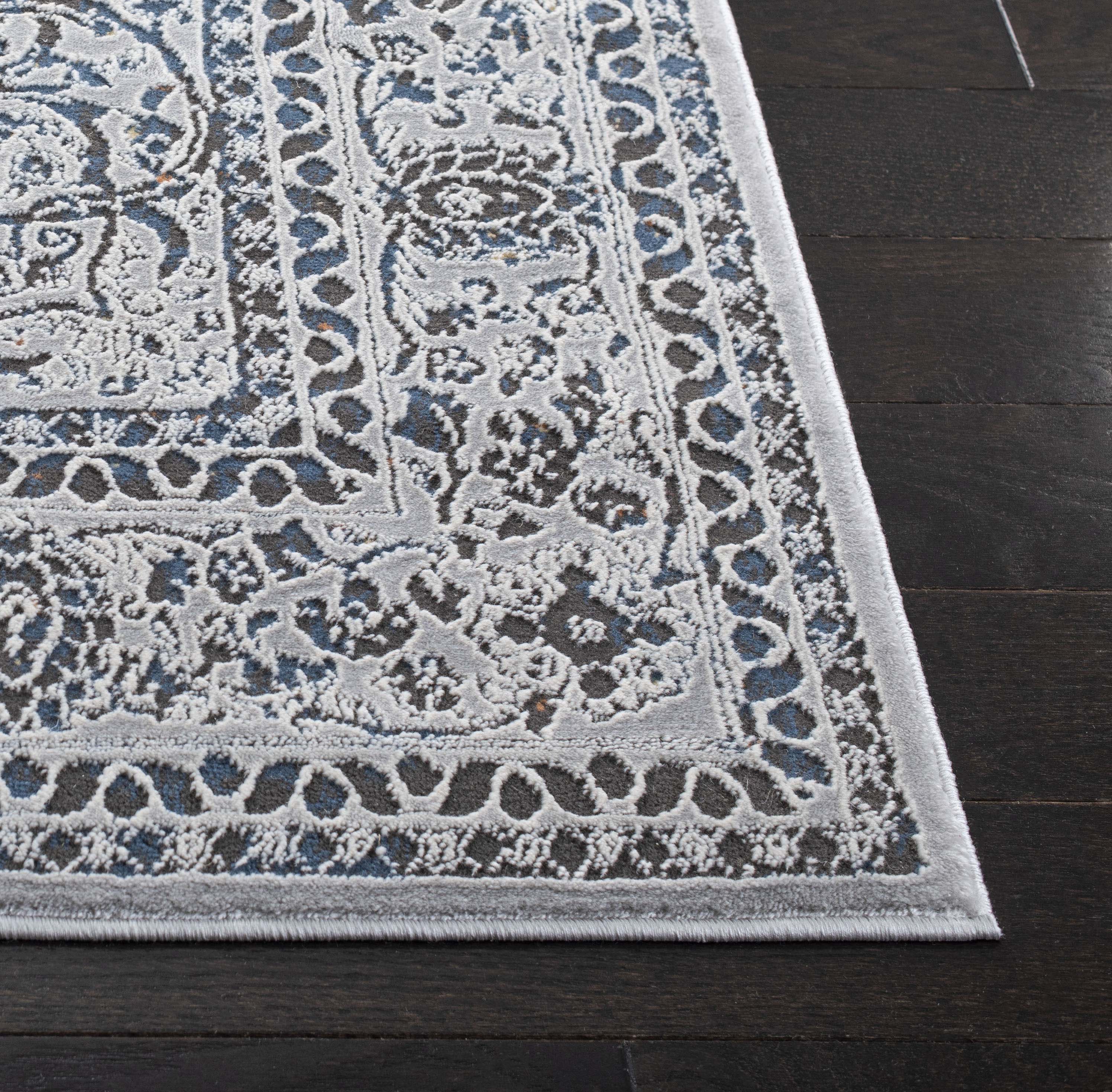 Safavieh Alhambra 628 628 Rug, ALH628 - Light Grey / Navy