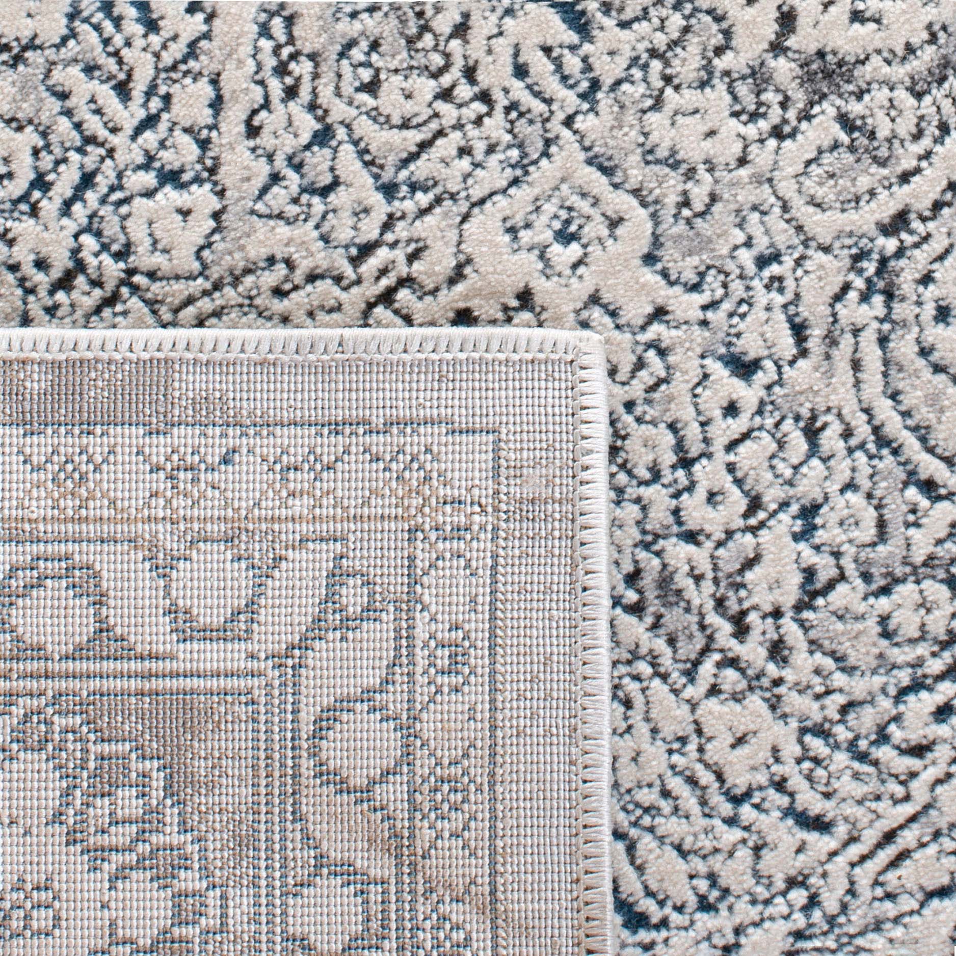 Safavieh Alhambra 628 628 Rug, ALH628 - Cream / Blue