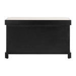 Safavieh Freddy Wicker Storage Bench , AMH5736 - Distressed Black