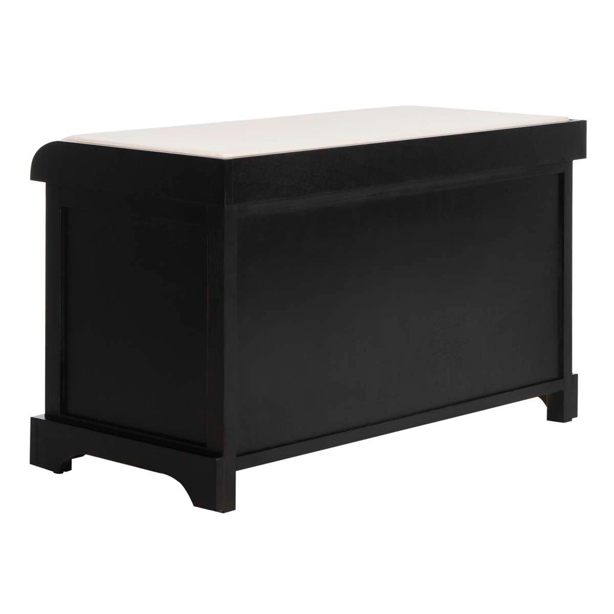 Safavieh Freddy Wicker Storage Bench , AMH5736 - Distressed Black