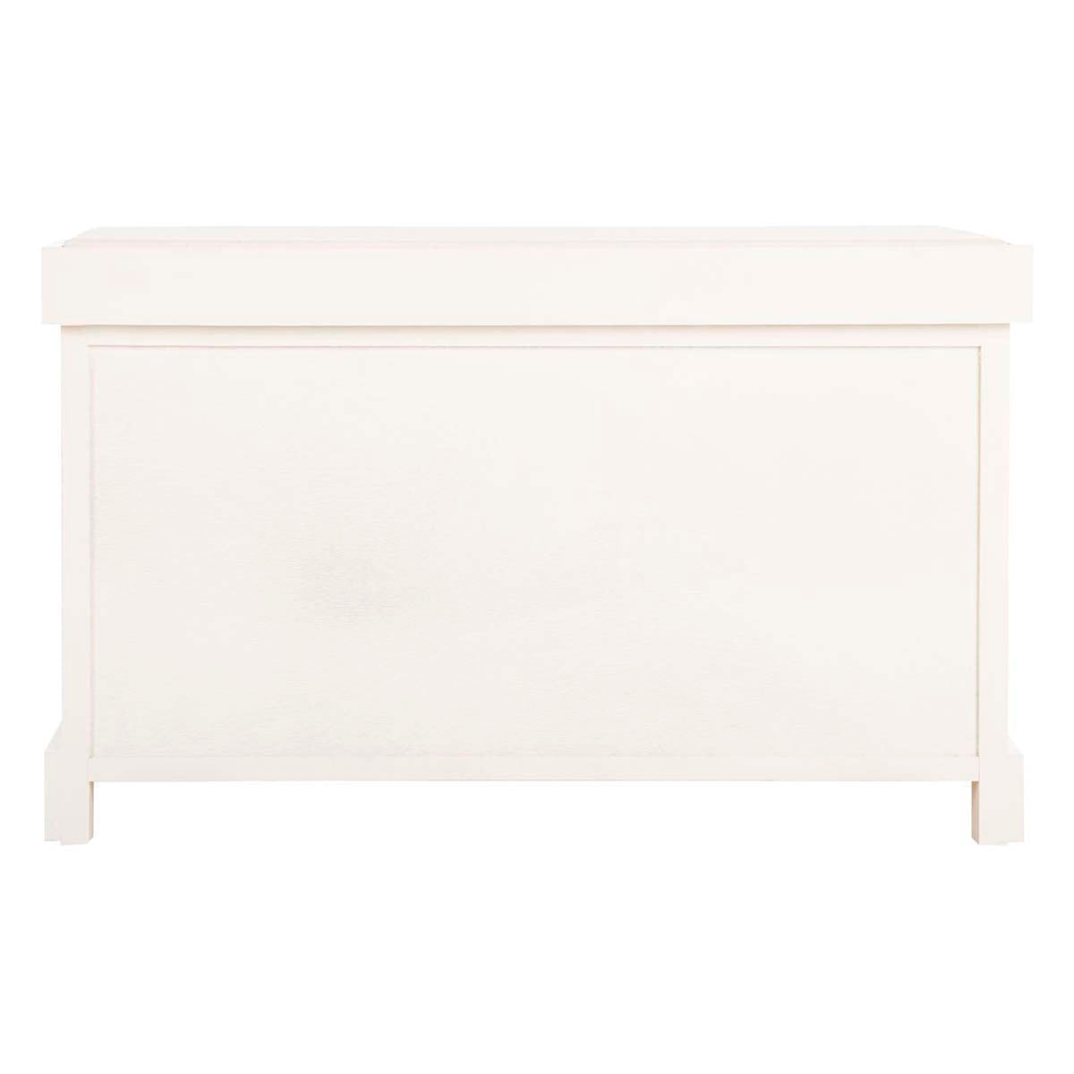 Safavieh Freddy Wicker Storage Bench , AMH5736 - Distressed White