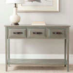 Safavieh Aiden 3 Drawer Console Table , AMH6502 - French Grey