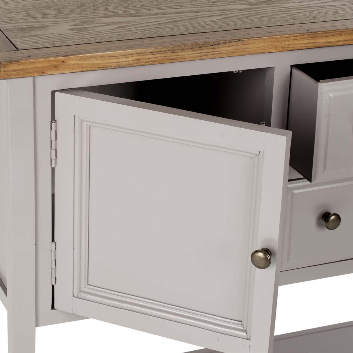 Quartz Grey/Oak Top - Quartz Grey/Oak Top