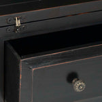 Safavieh Abigail 7 Drawer Fold Down Desk , AMH6520 - Black