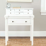 Safavieh Abigail 7 Drawer Fold Down Desk , AMH6520 - White