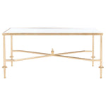 Safavieh Couture Devi Gold Leaf Coffee Table - Gold