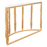 Safavieh Couture Zack Gold Leaf Console Table - Gold