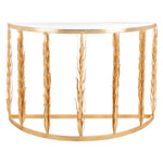 Safavieh Couture Zack Gold Leaf Console Table - Gold