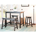 Safavieh Ronin 4 Pc Set Pub Table , AMH8503 - Espresso