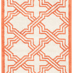 Safavieh Amherst 413 Rug, AMT413 - Ivory / Orange