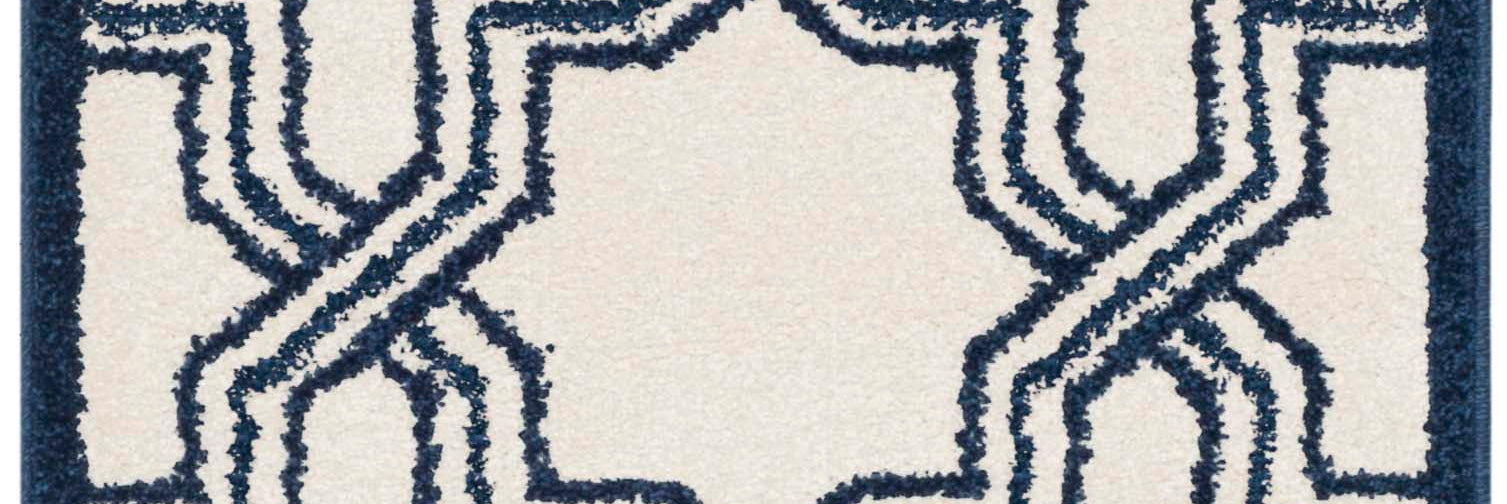 Safavieh Amherst 413 Rug, AMT413 - Ivory / Navy