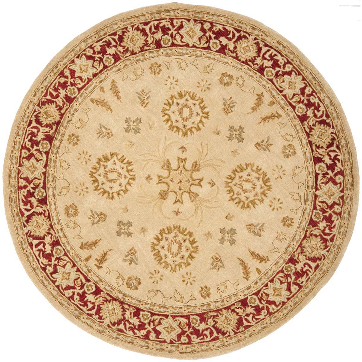 Safavieh Anatolia 51A Rug, AN551A - Ivory / Red