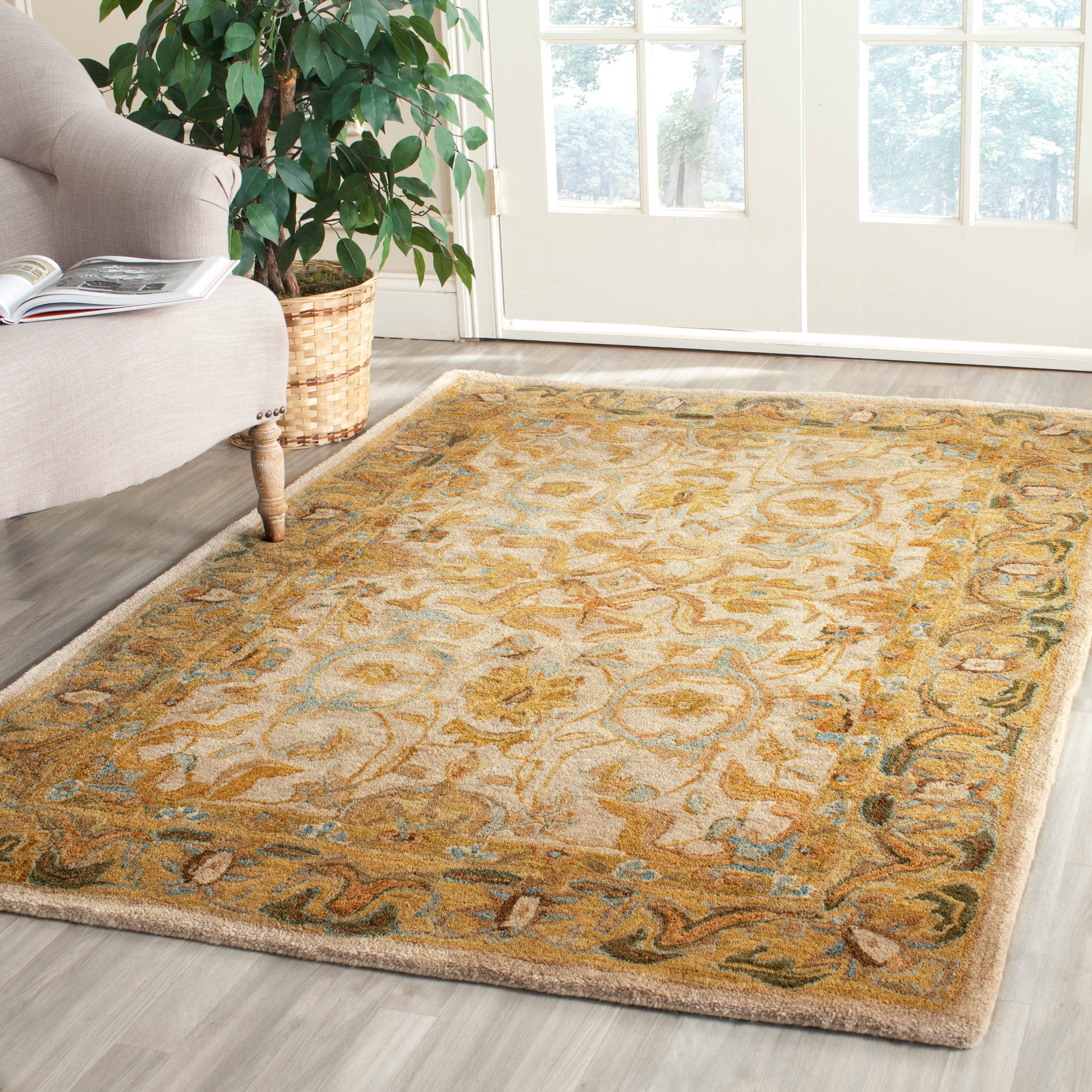 Safavieh Anatolia 76B Rug, AN576B - Ivory / Brown