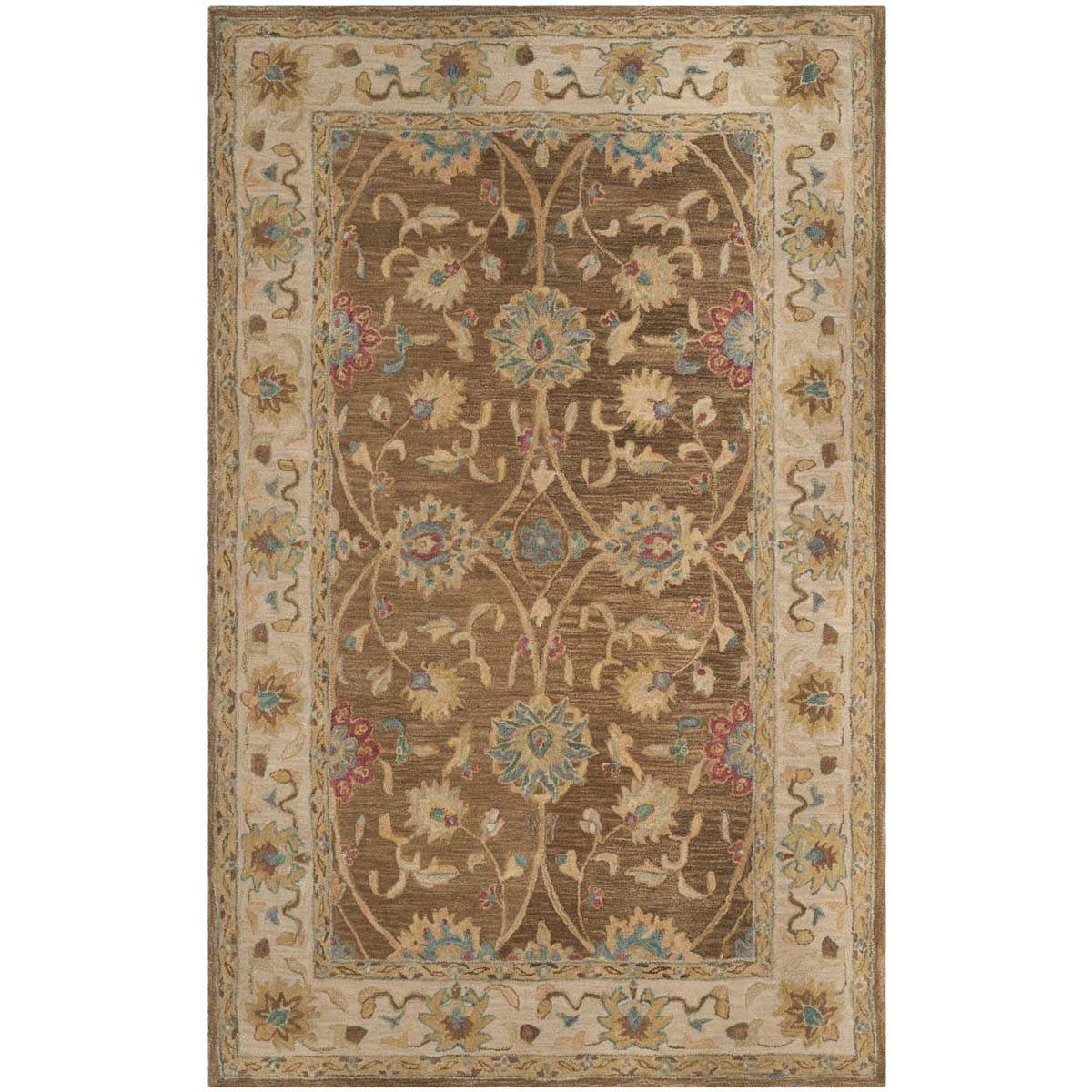 Safavieh Anatolia 80F Rug, AN580F - Brown / Ivory