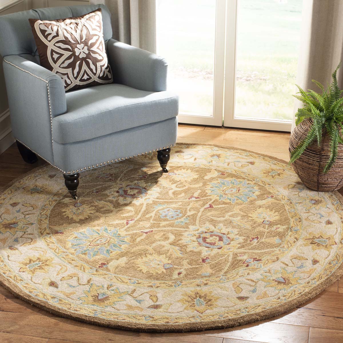 Safavieh Anatolia 80F Rug, AN580F - Brown / Ivory