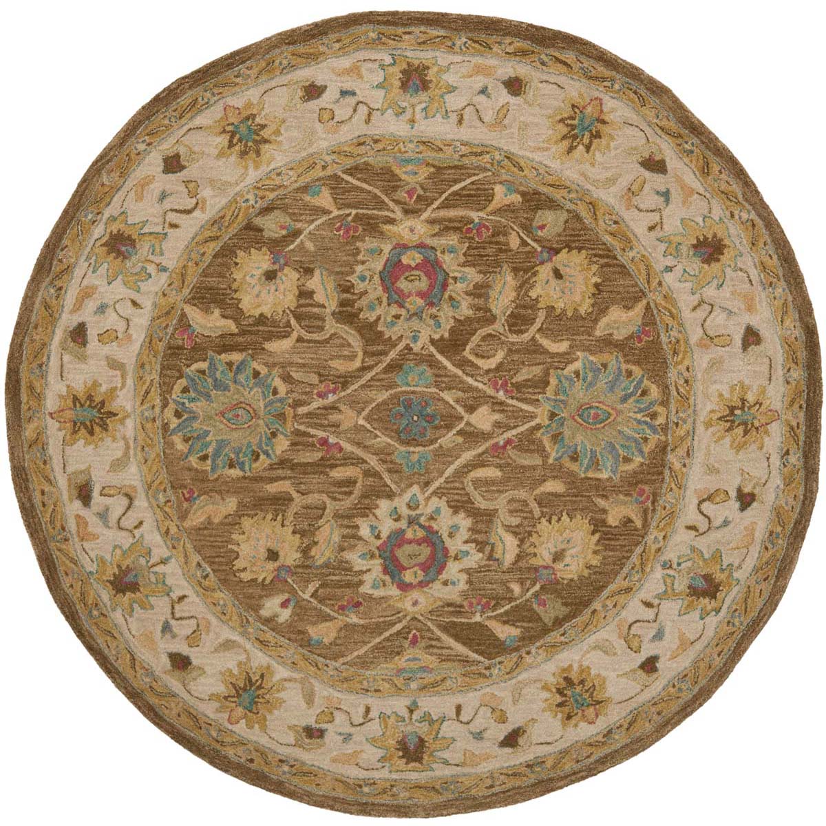 Safavieh Anatolia 80F Rug, AN580F - Brown / Ivory