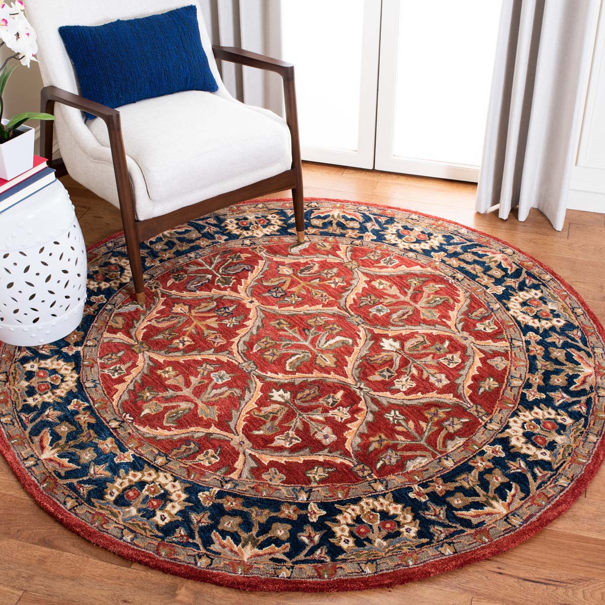 Safavieh Anatolia 10A Rug, AN610A - Red / Navy