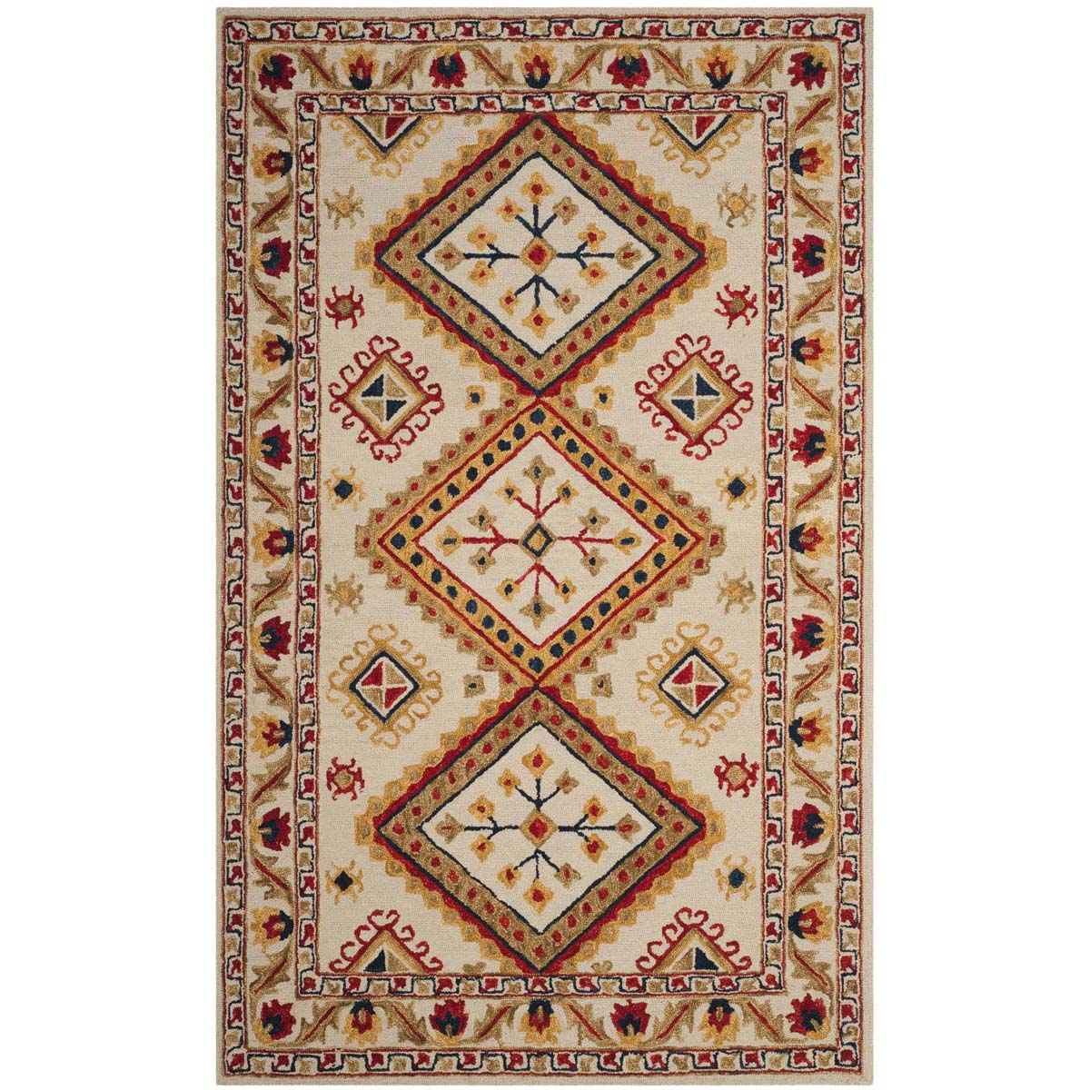 Safavieh Aspen 706 Rug, APN706 - Ivory / Multi