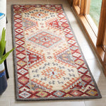 Safavieh Aspen 801 Rug, APN801 - Red / Ivory