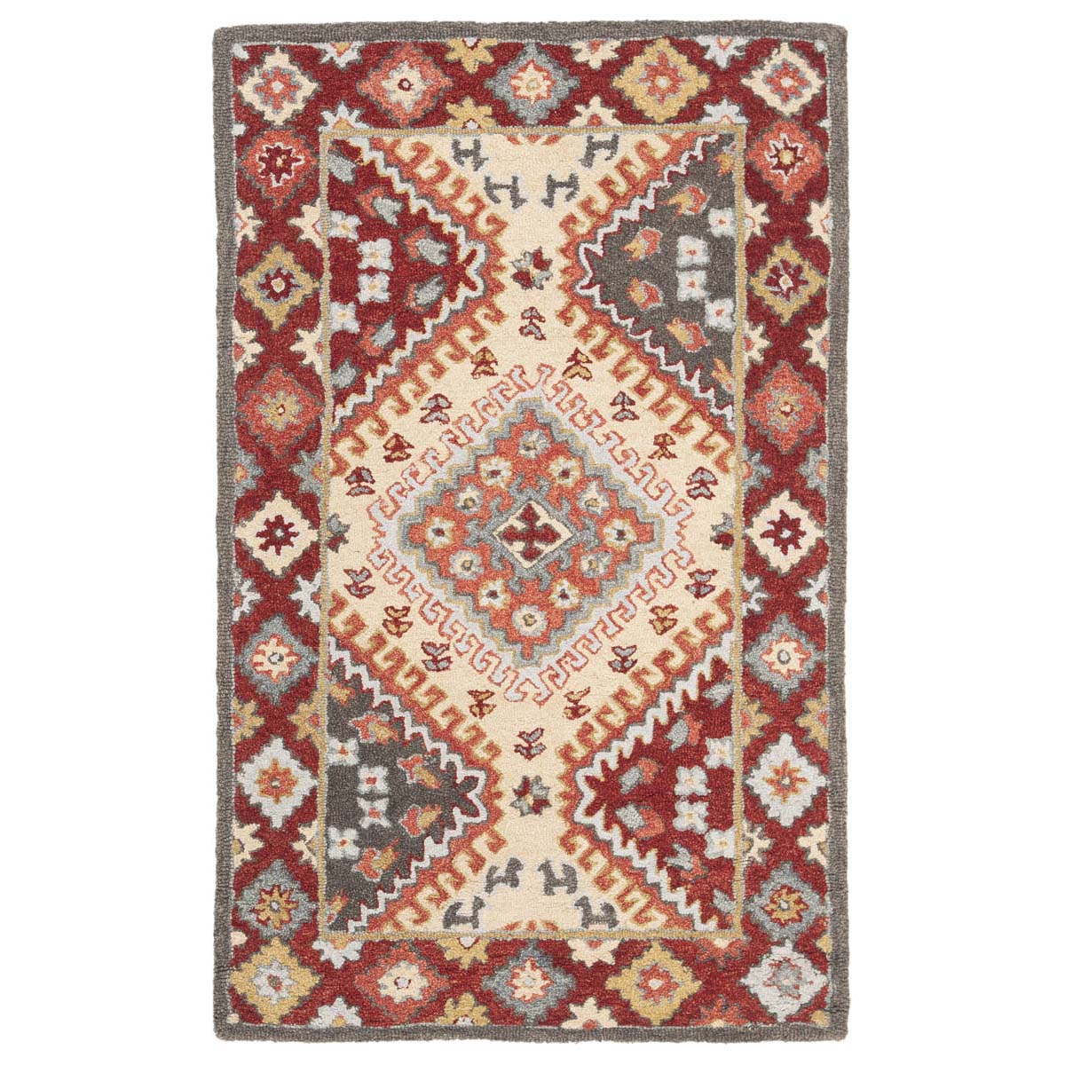 Safavieh Aspen 801 Rug, APN801 - Red / Ivory