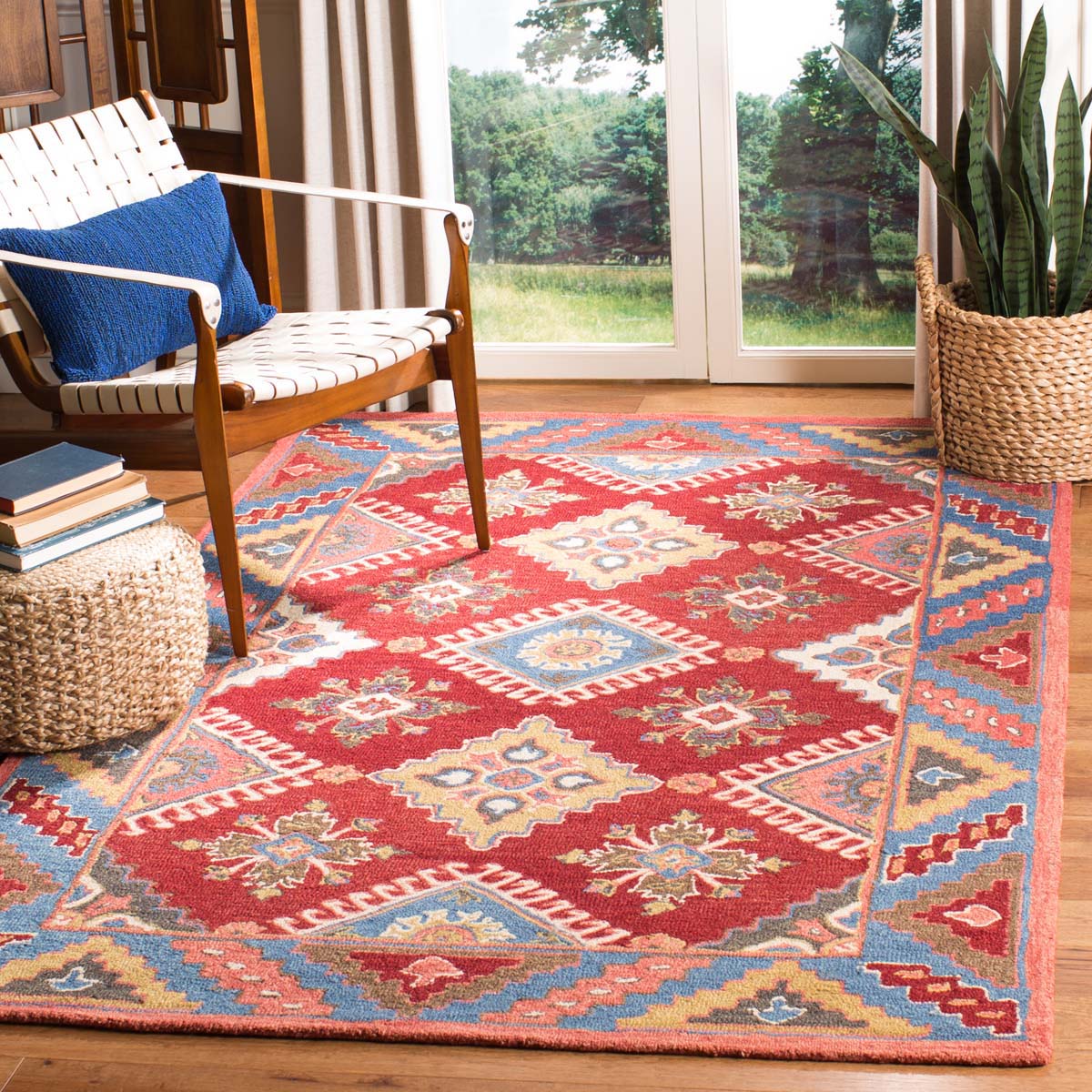 Safavieh Aspen 803 Rug, APN803 - Red / Blue