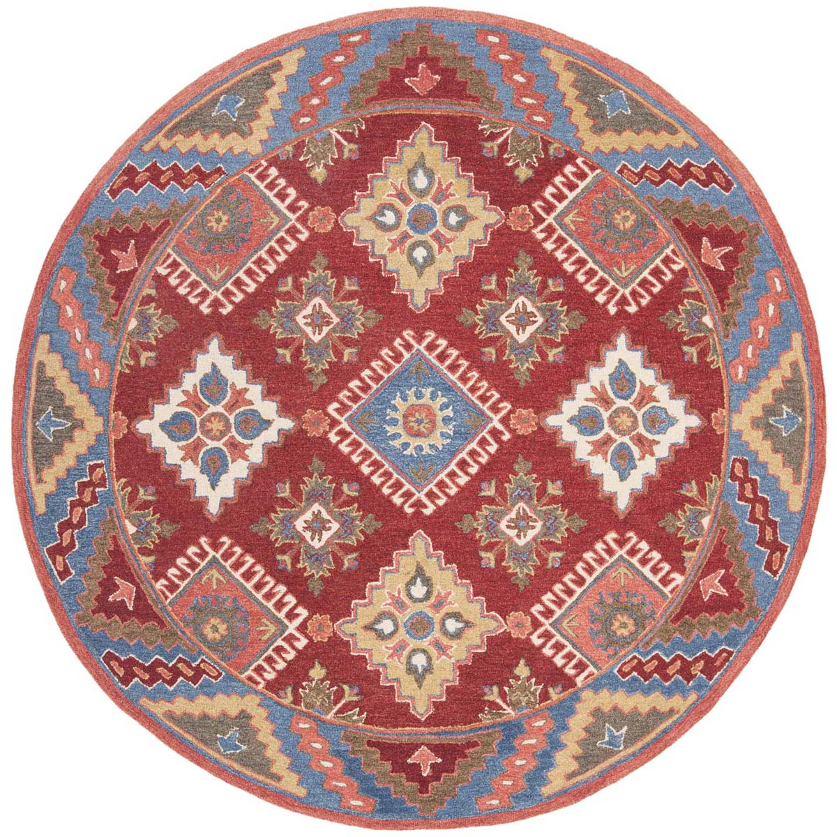 Safavieh Aspen 803 Rug, APN803 - Red / Blue