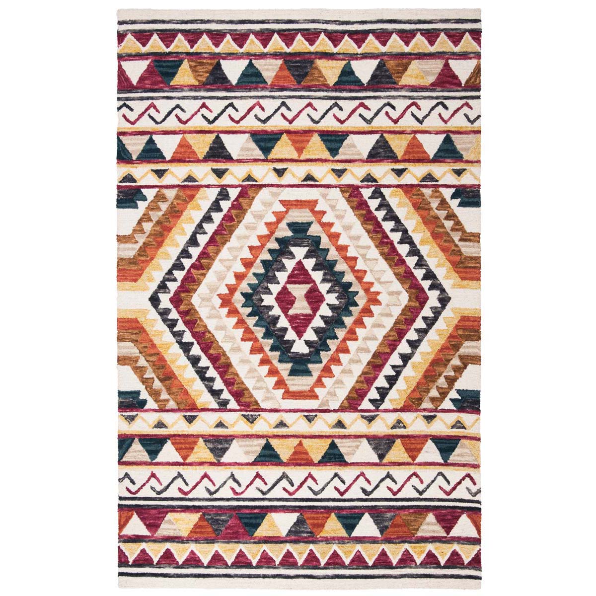 Safavieh Aspen 806 Rug, APN806 - Rust / Ivory