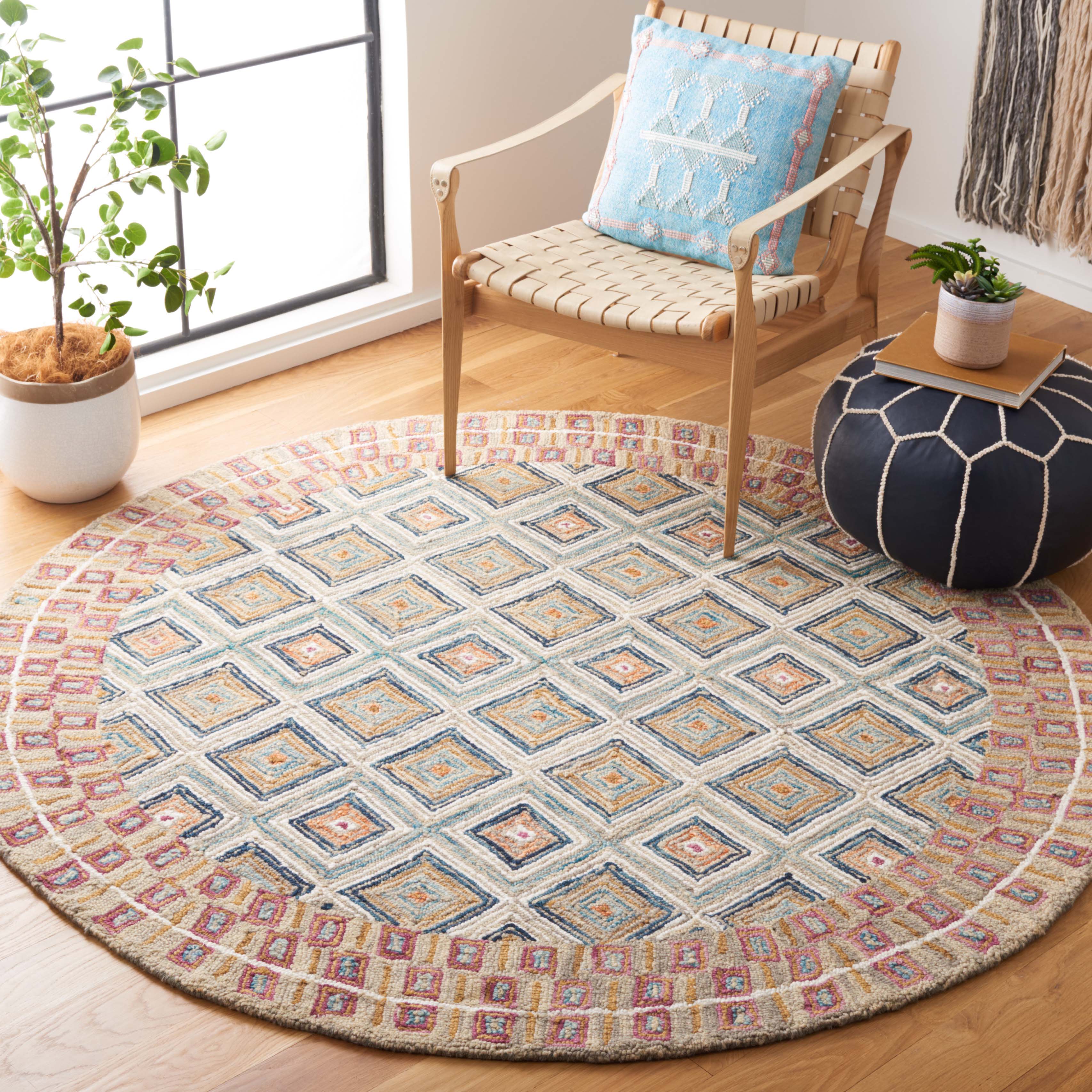 Safavieh Aspen 812 Rug, APN812 - Green / Red