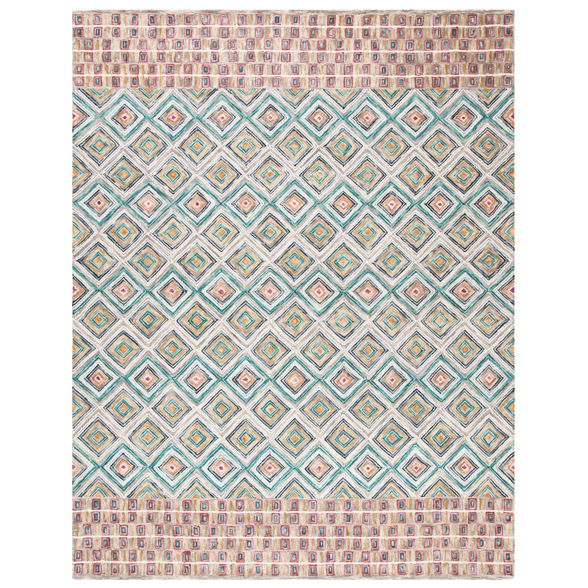 Safavieh Aspen 812 Rug, APN812 - Green / Red