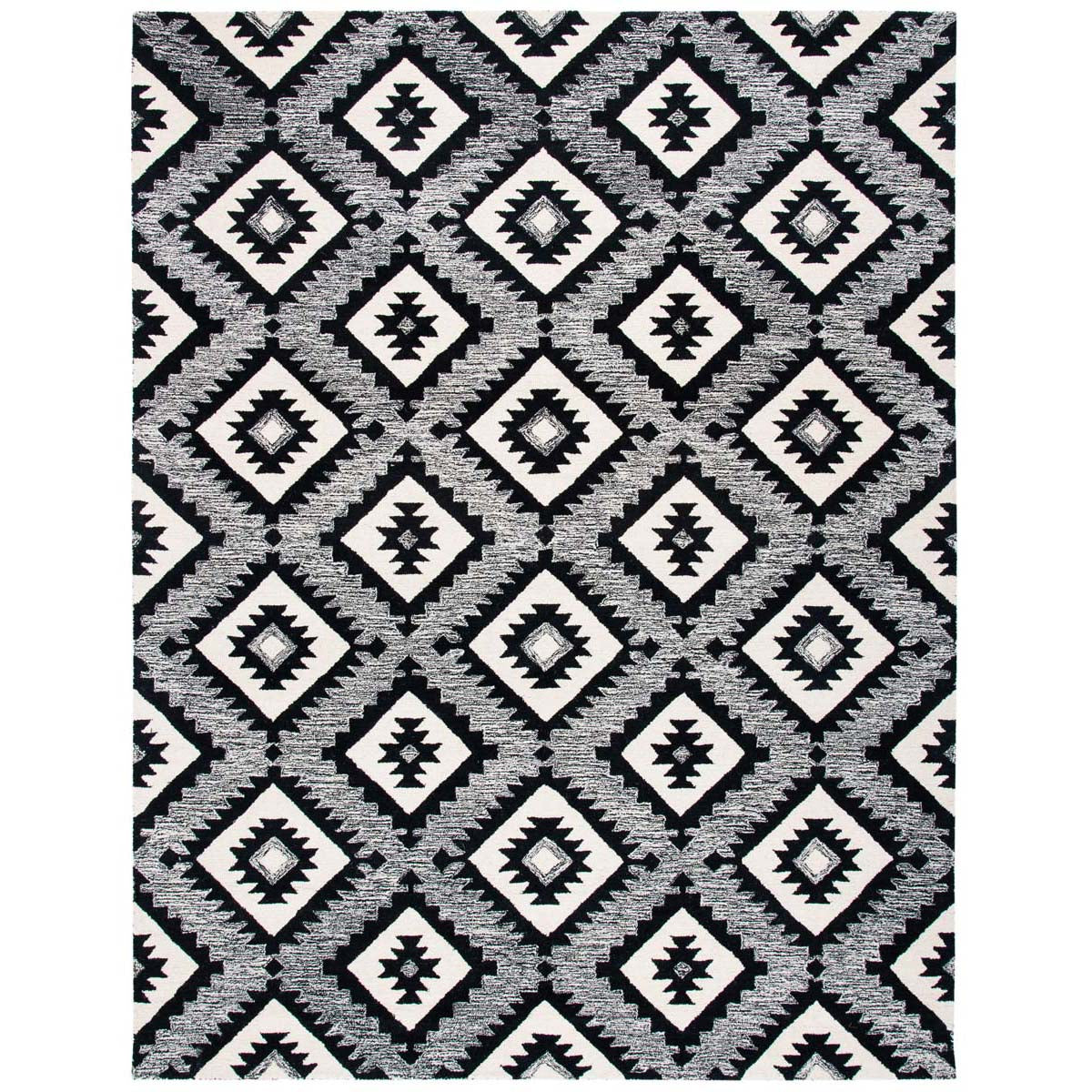 Safavieh Aspen 813 Rug, APN813 - Charcoal / Black