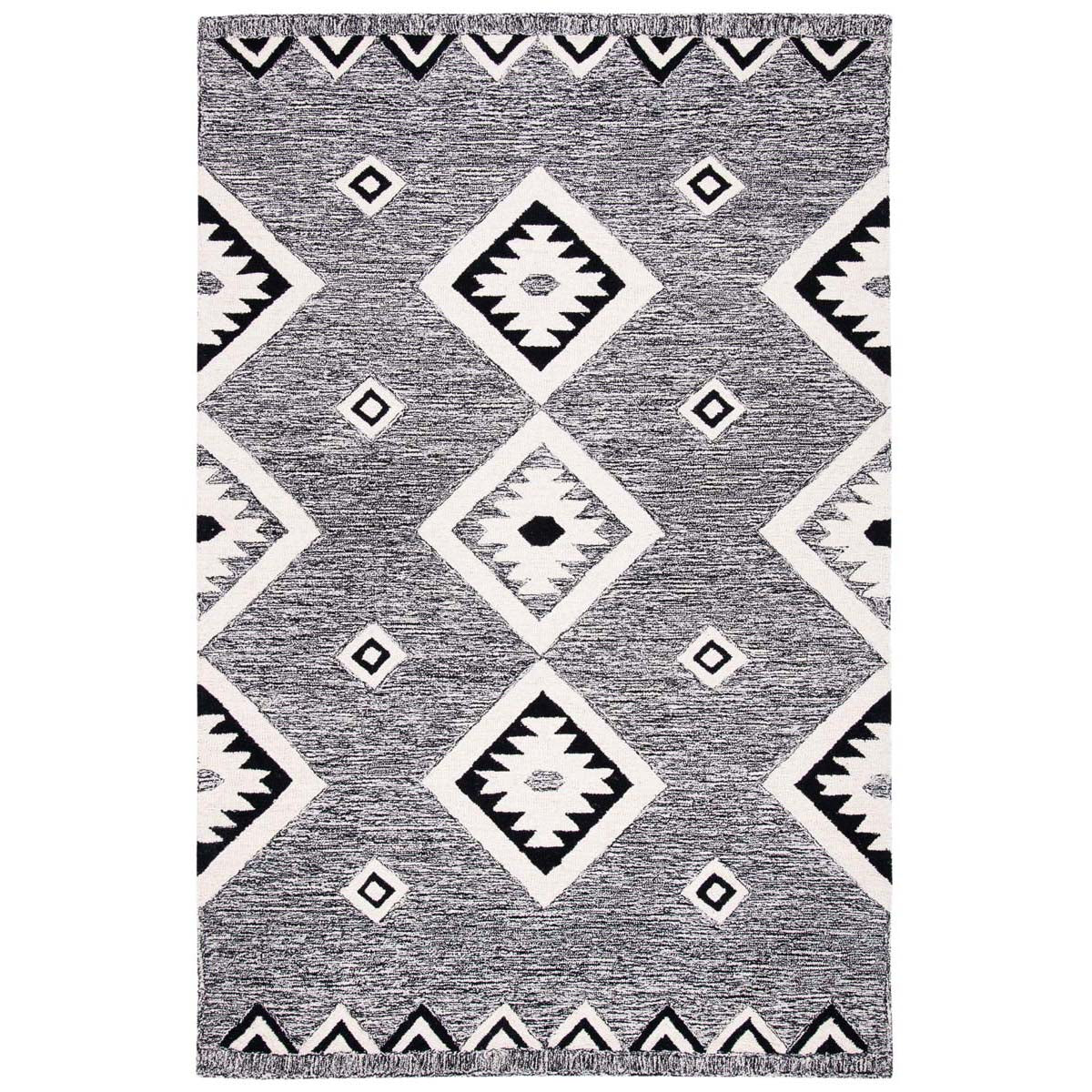 Safavieh Aspen 814 Rug, APN814 - Black / Ivory