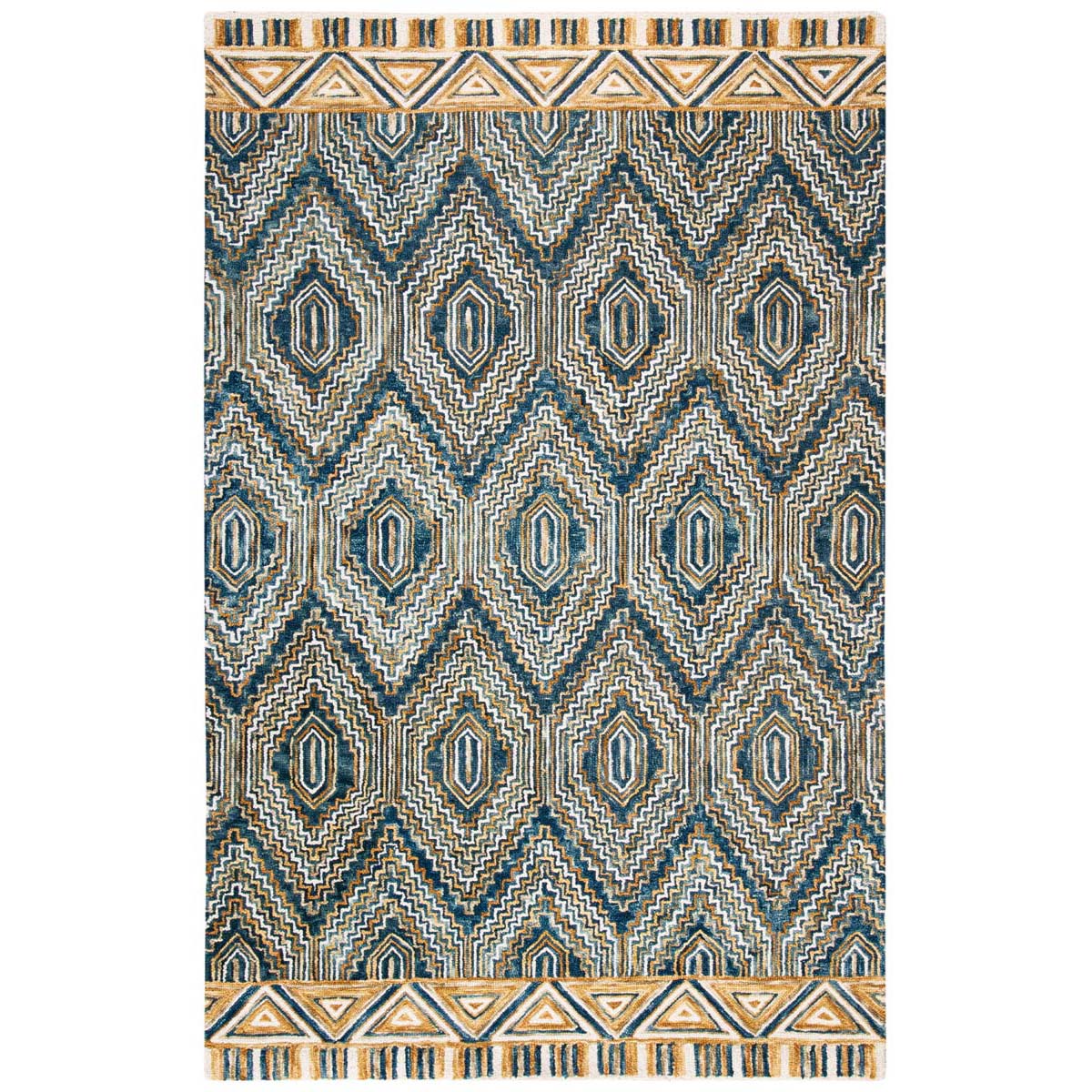 Safavieh Aspen 822 Rug, APN822 - Blue / Gold