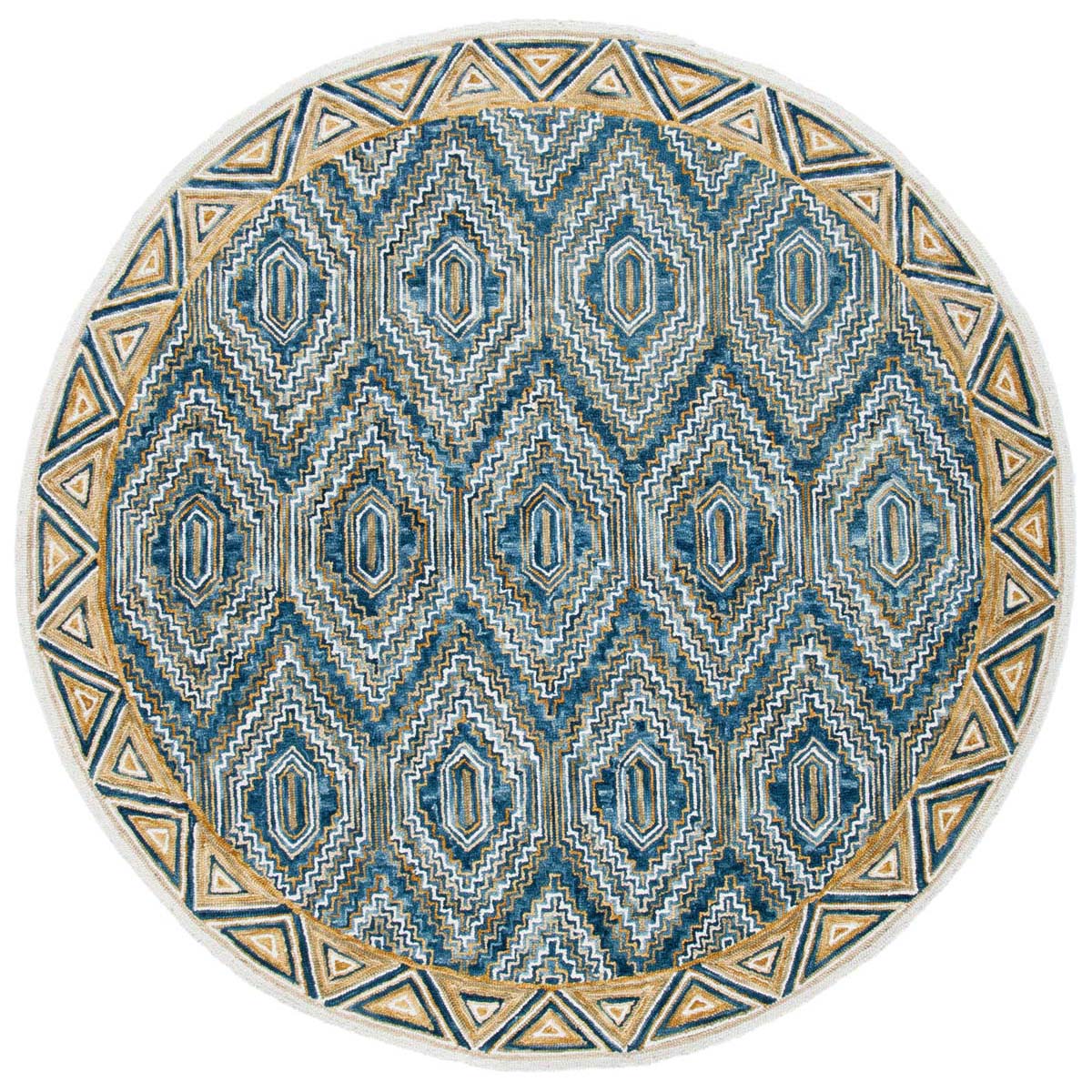 Safavieh Aspen 822 Rug, APN822 - Blue / Gold