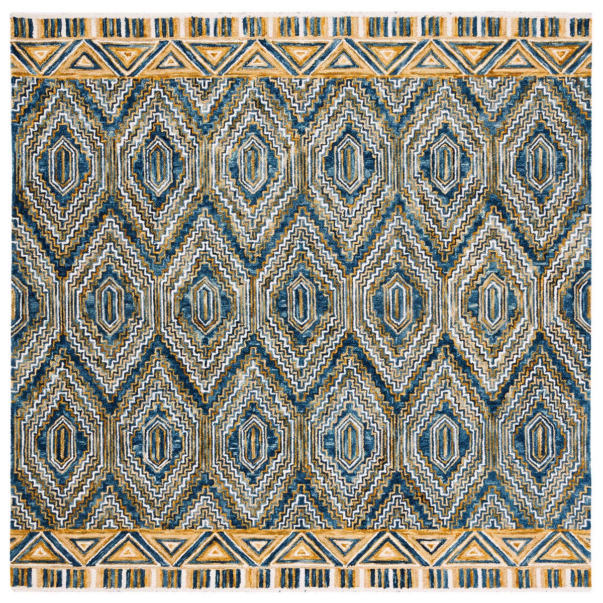 Safavieh Aspen 822 Rug, APN822 - Blue / Gold