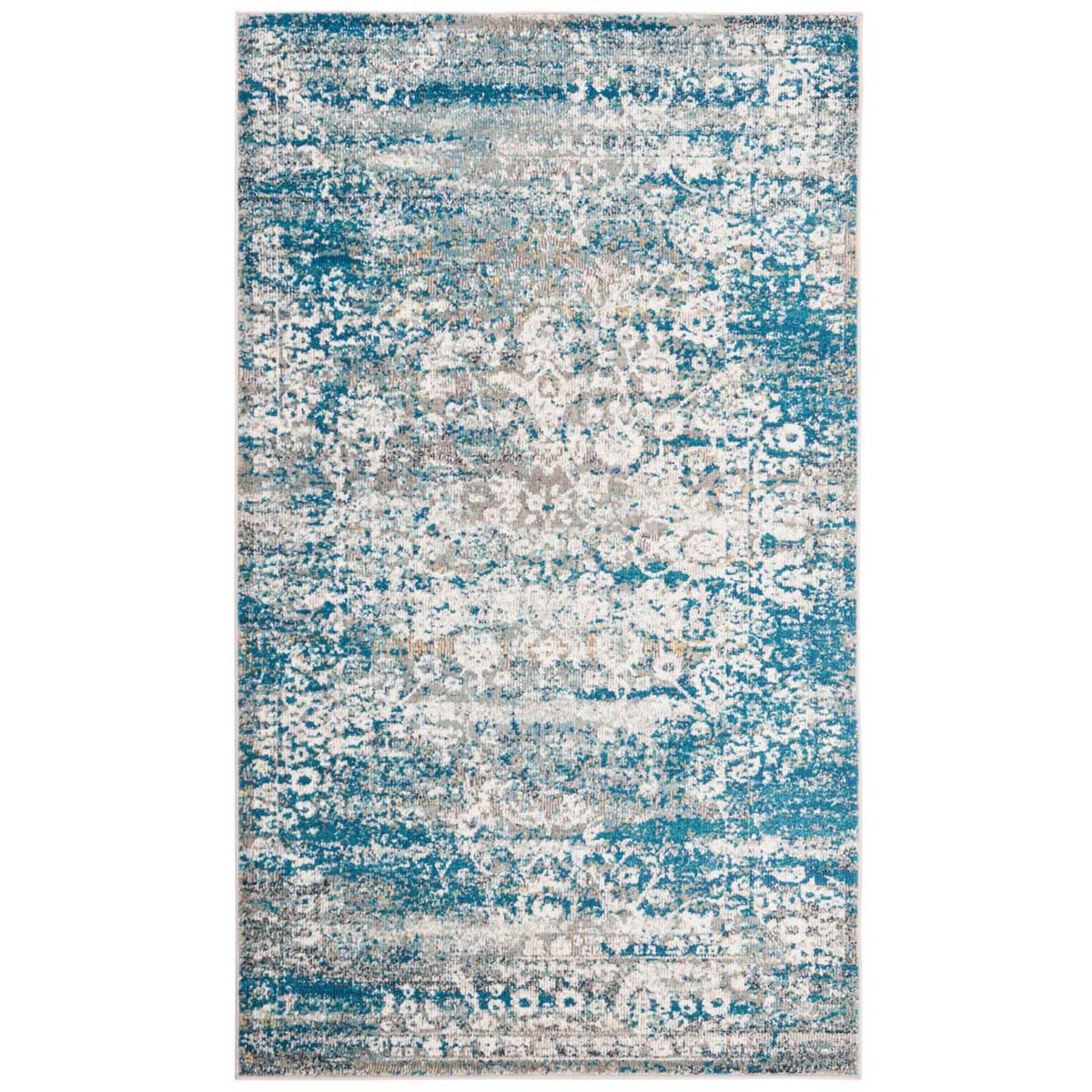 Safavieh Aria 156 Rug, ARA156 - Blue / Creme