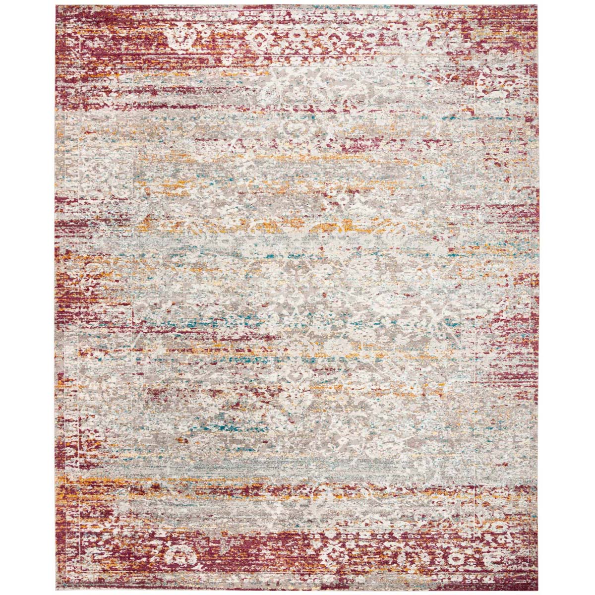 Safavieh Aria 156 Rug, ARA156 - Red / Creme