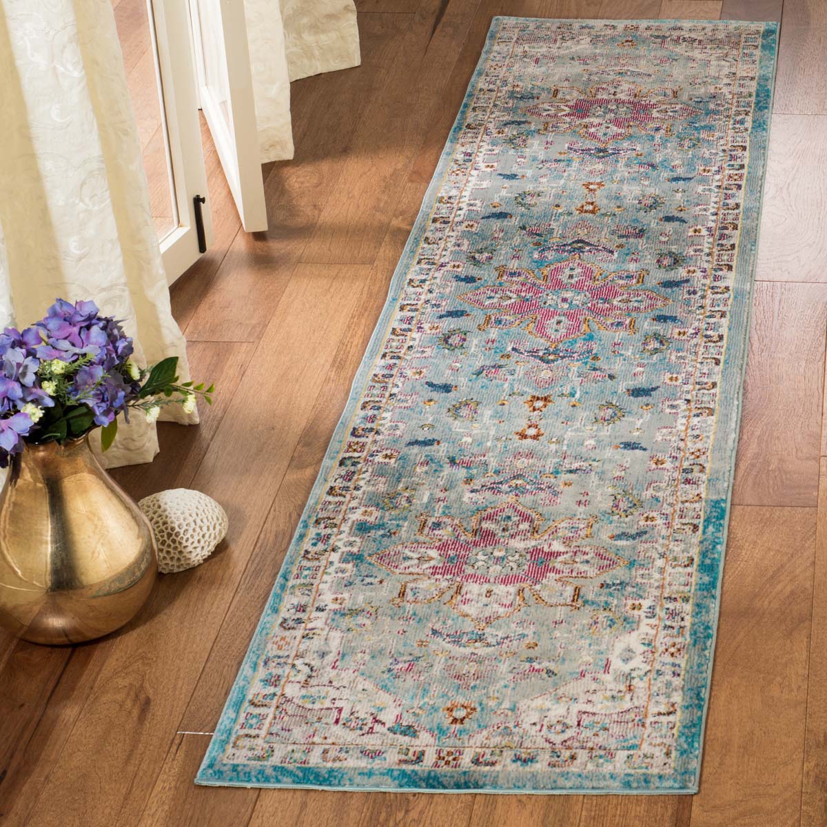 Safavieh Aria 160 Rug, ARA160 - Green / Creme