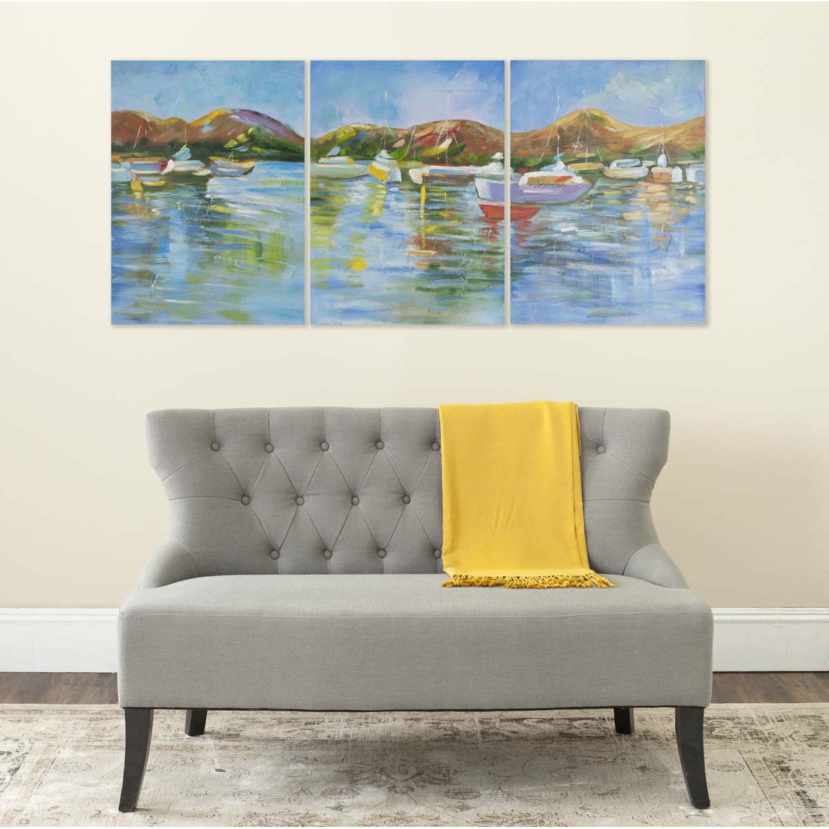 Safavieh Sailors Cove Triptych Wall Art